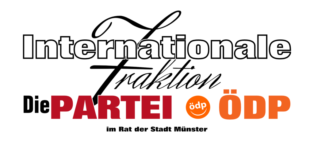 Logo der Internationalen Fraktion Die PARTEI und ÖDP